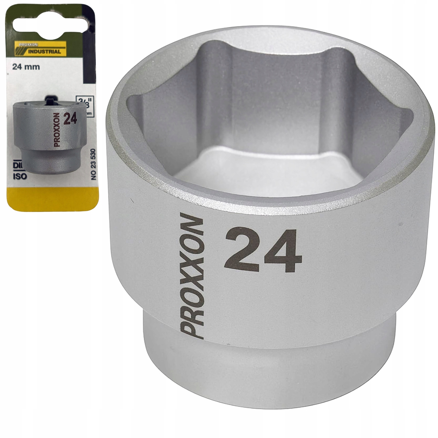 Nasadka sześciokątna krótka 3/8" CrV 24mm Proxxon 23530