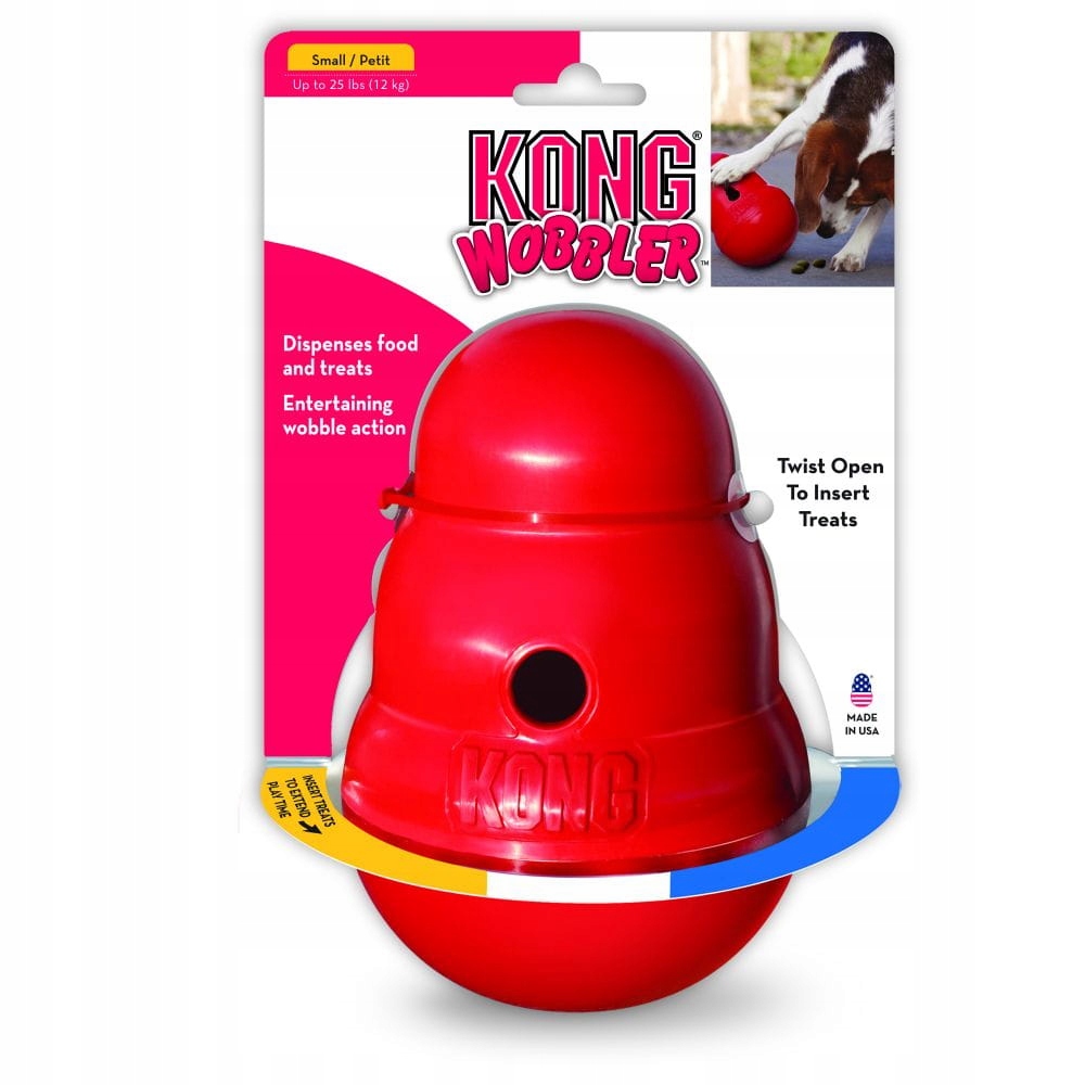 Kong Wobbler gryzak na przysmaki rozm. S