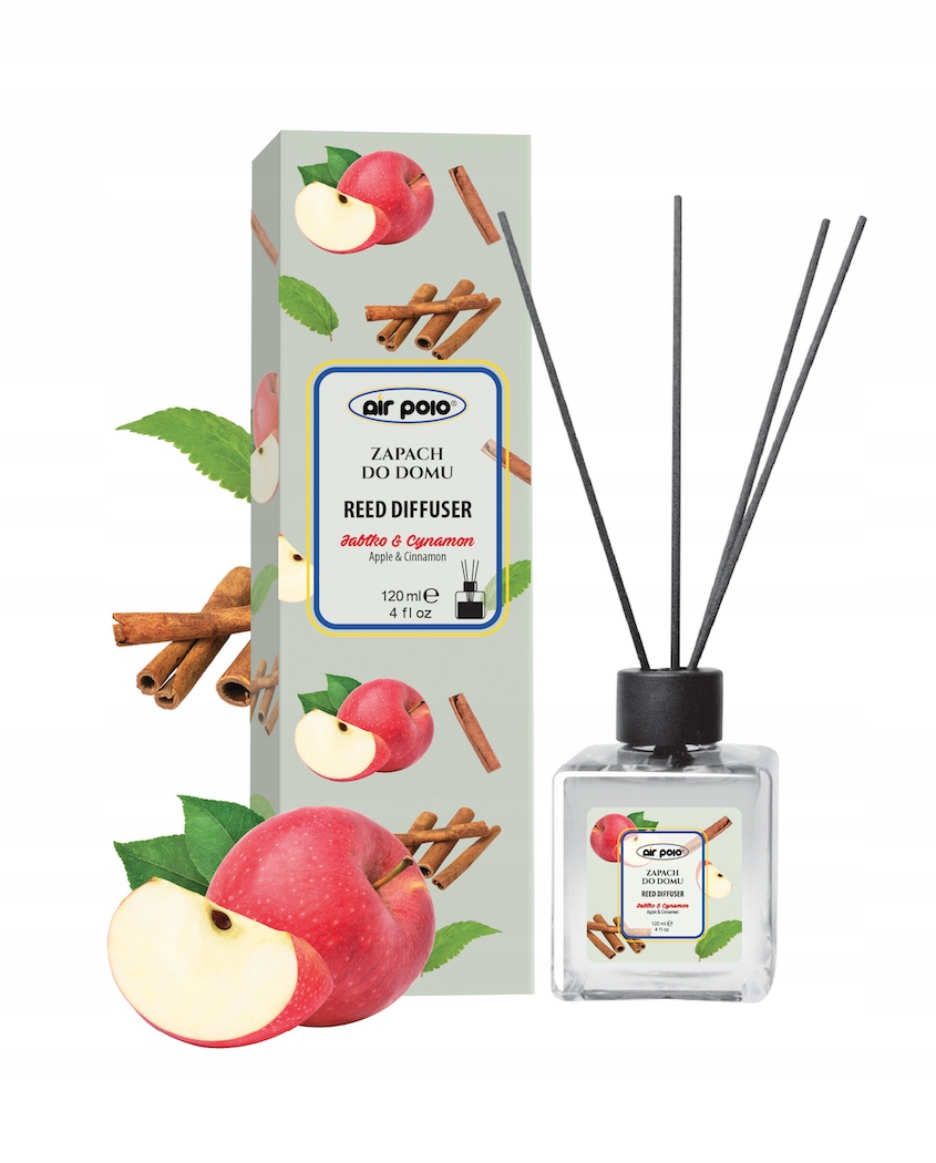 

Patyczki zapachowe Air Polo 120 ml Jabłko cynamon