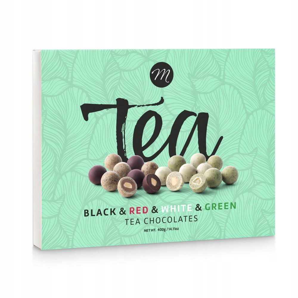 Praliny z Herbatą MIX (herbata czarna, czerwona, biała, zielona) 400g