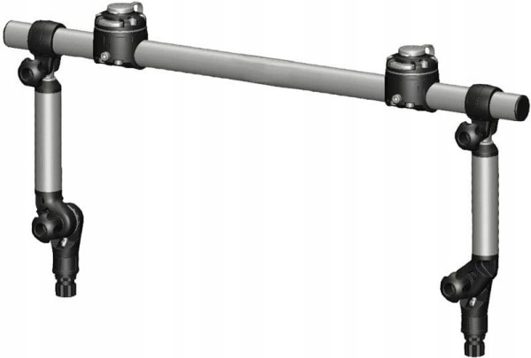 Gd700-2 Reling 700mm z dwoma zamkami, dwa punkty mocowania