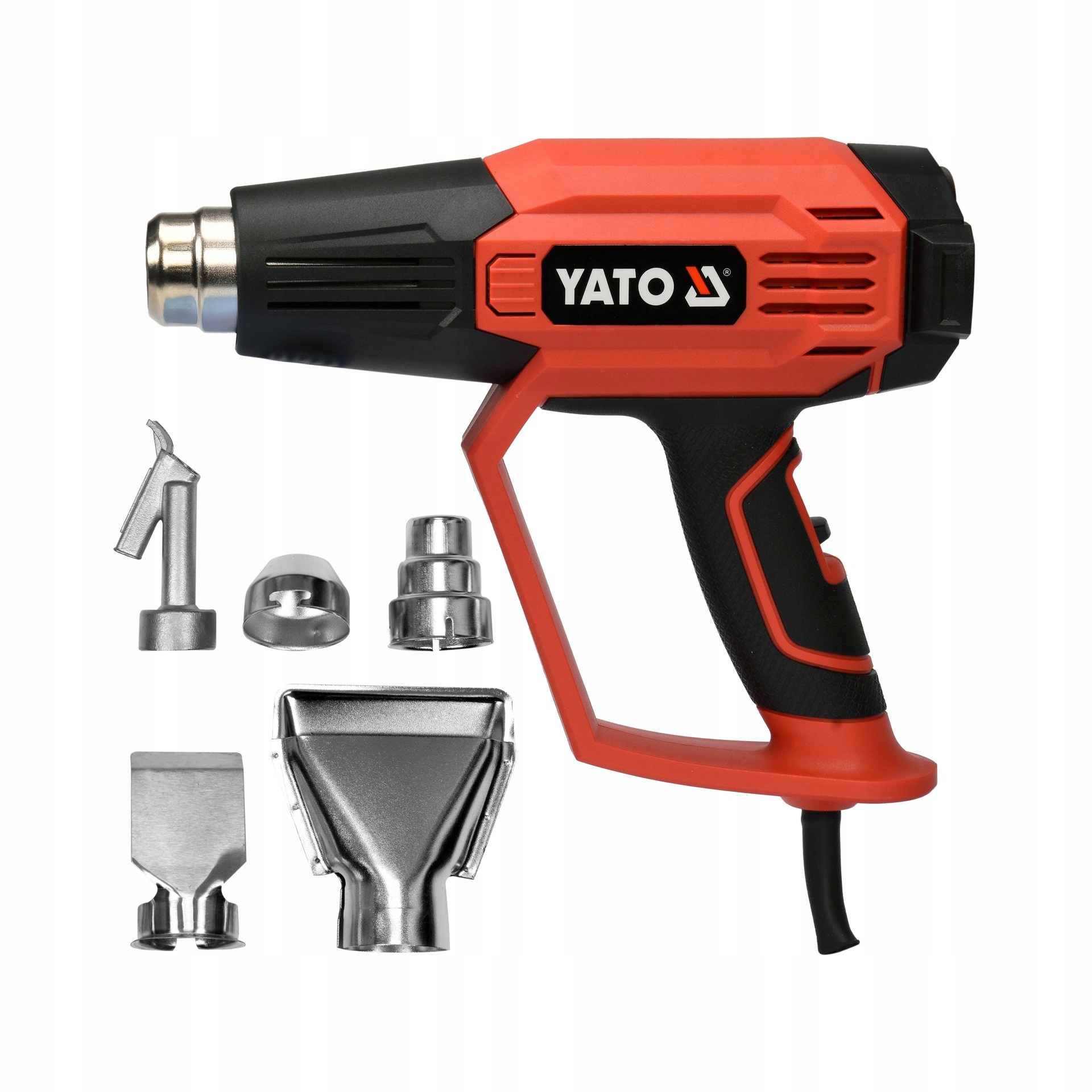 Horkovzdušná Pistole 1600W 50-650°C 2 Rychlostní Stupně Paměť Pro Diy Barvy Yato