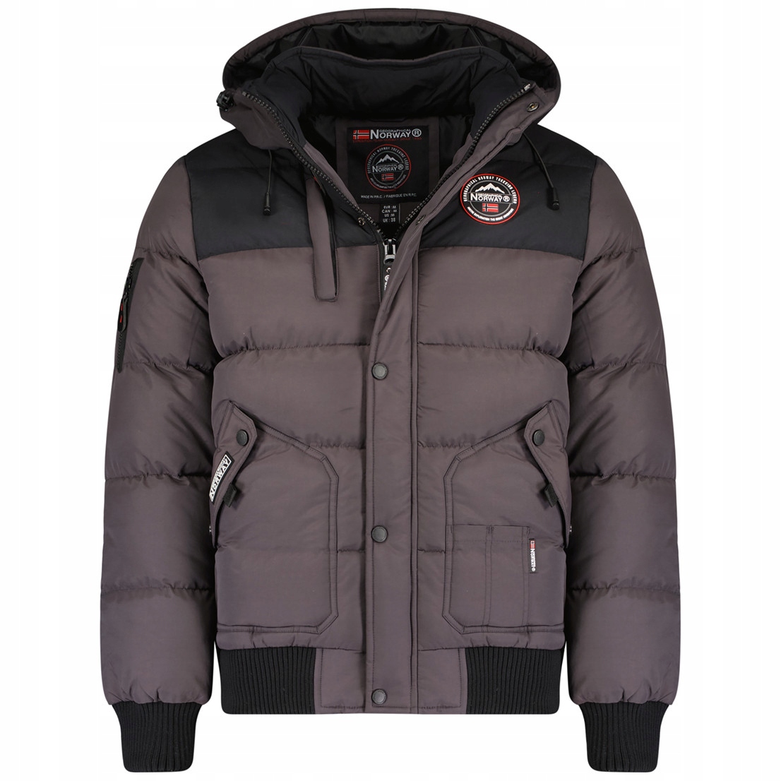 Geographical Norway bunda pánská Volva Men Jkt 005 zimní, prošívaná s kapuc