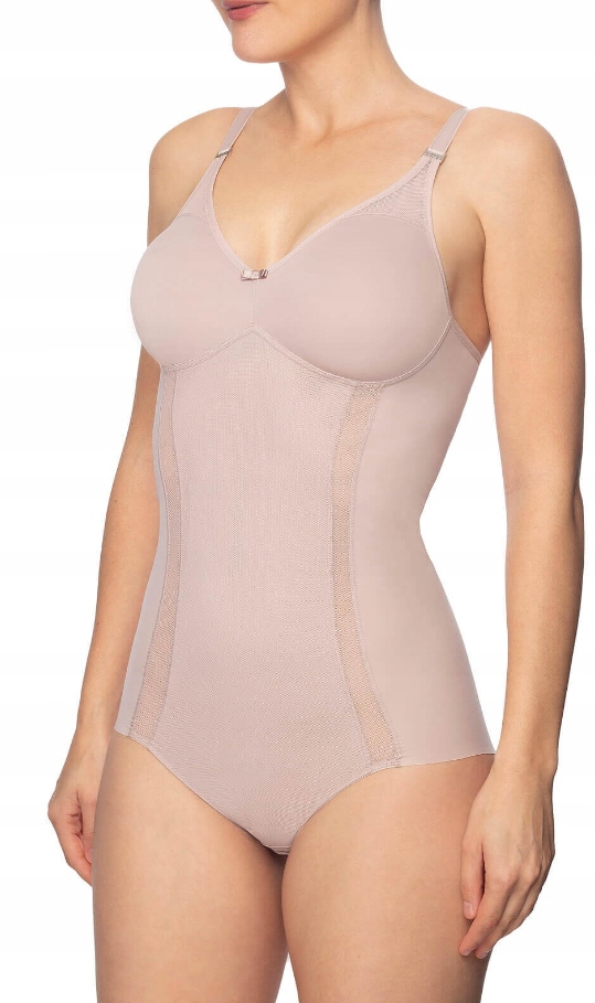 FELINA Body modelujące bezszwowe beżowe DIVINE VISION 250222