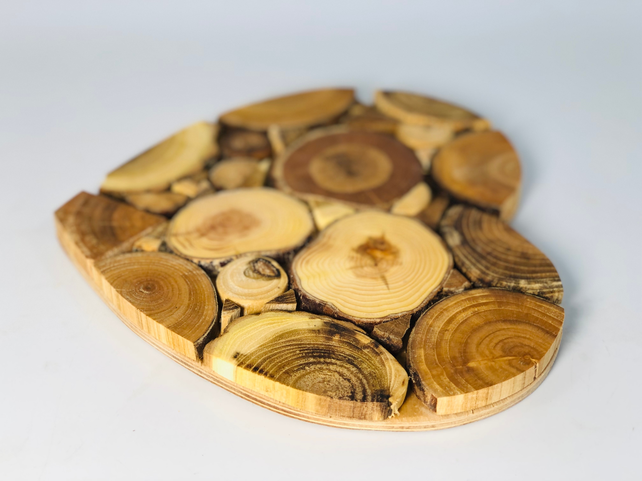 Podkładki pod garnek 2szt SERCE plaster drewna Kod producenta Dani-Drew