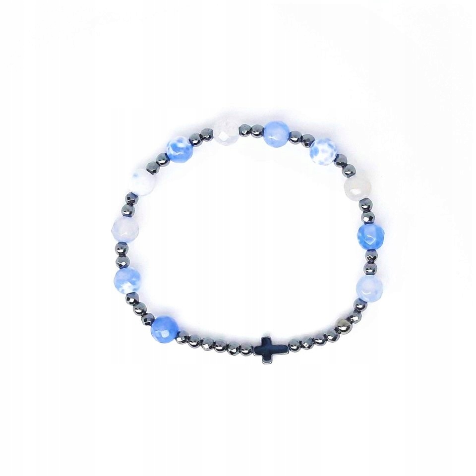 

Bransoletka różaniec Minerał Agat Urodziny