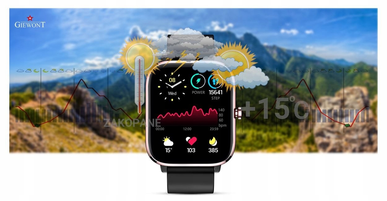 SMARTWATCH ZEGAREK DZIEWCZĘCY POŁĄCZENIA FB SMS PL Materiał koperty aluminium