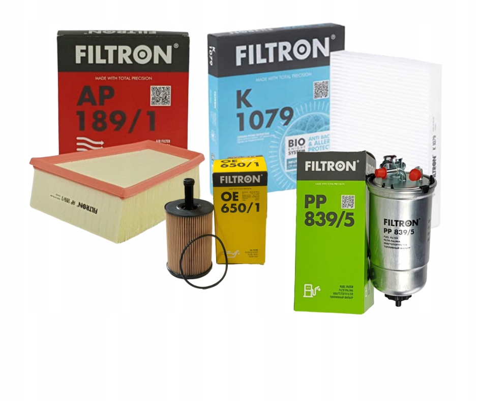 

Zestaw Filtrów Filtron Fabia Ibiza Polo Tdi Sdi