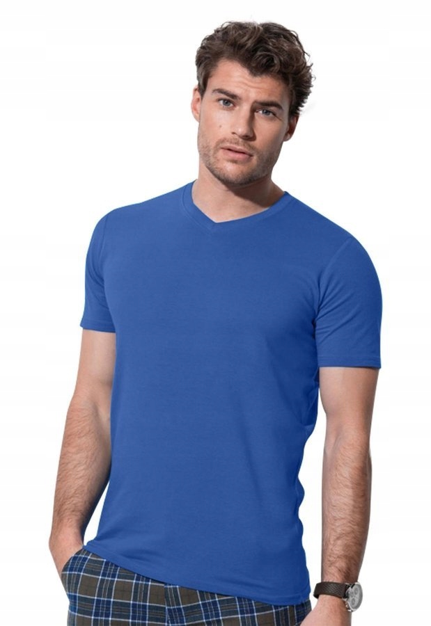 

Podkoszulek T shirt dla faceta V-neck Value L