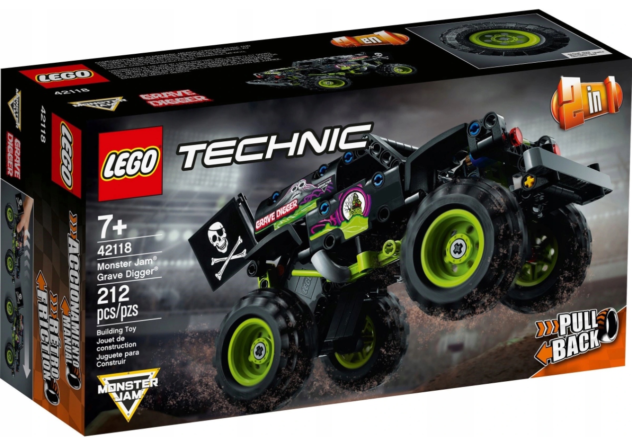 

Lego Technic 42118 Monster Jam Grave Digger 2w1 7+
