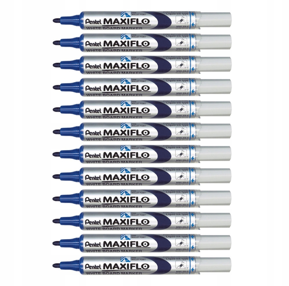 

Niebieski Marker Pentel do tablic okrągły Maxiflo