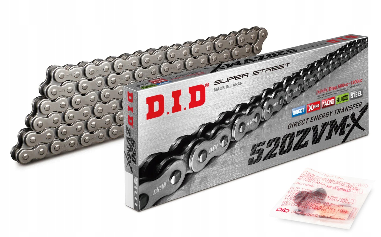 Hnací řetěz 520 Zvmx Nejvýkonnější DiD 120