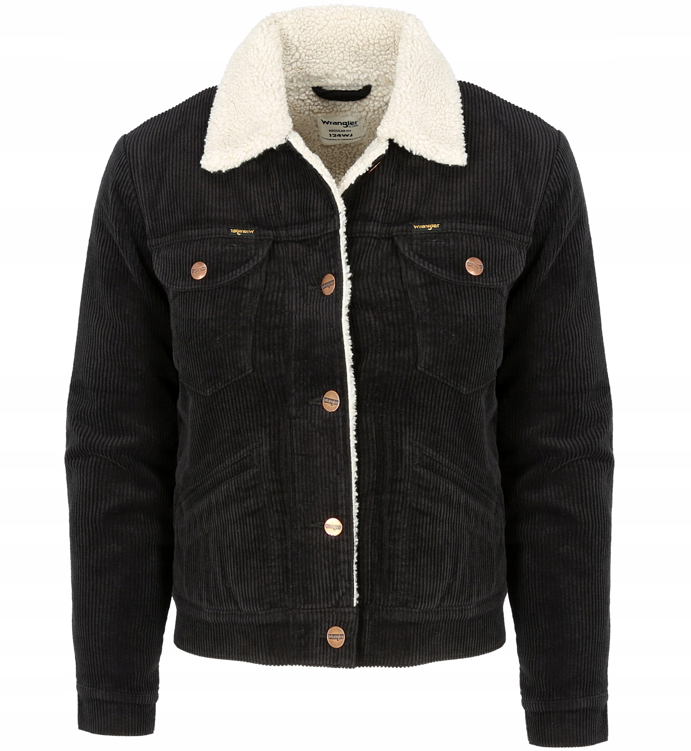 

Wrangler Sherpa Ocieplana Damska Kurtka Sztruks S
