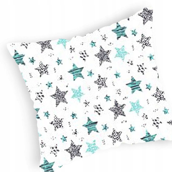 

Poszewka na dużą poduszkę 70x80 cm w gwiazdki