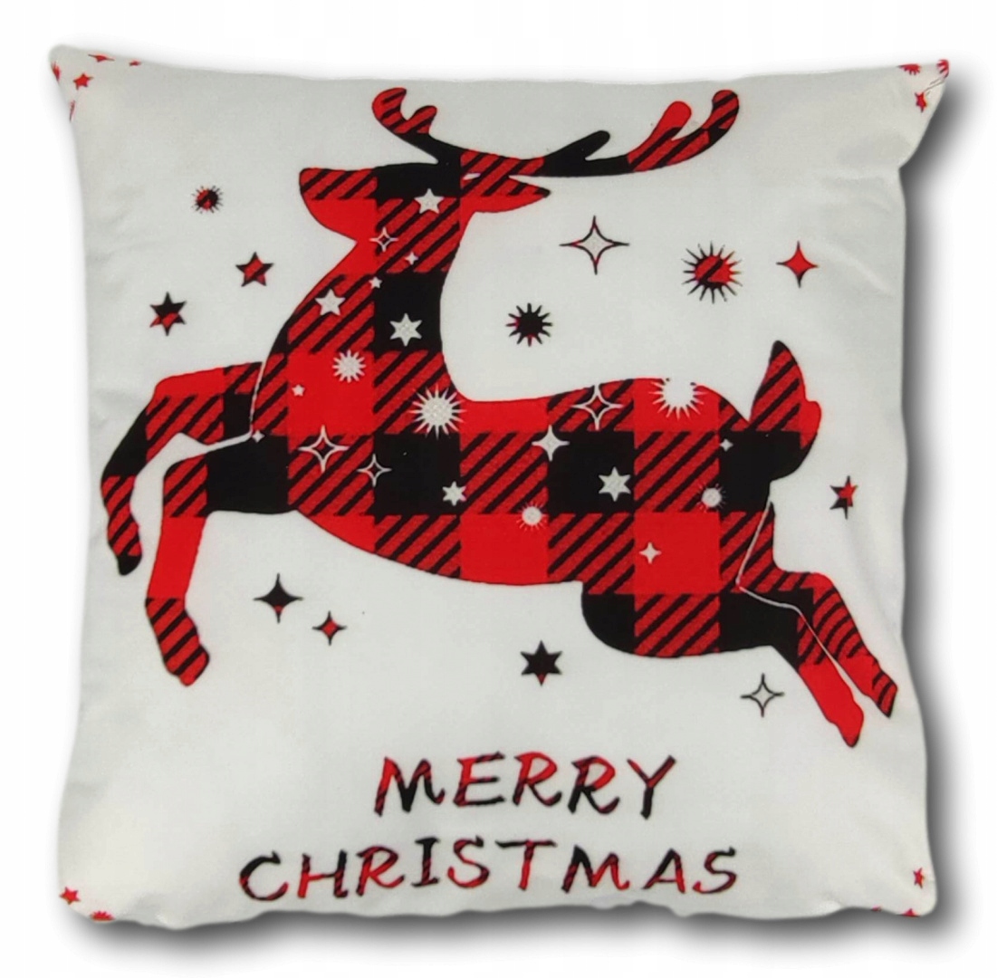 

Poszewka Świąteczna Renifer Merry Christmas