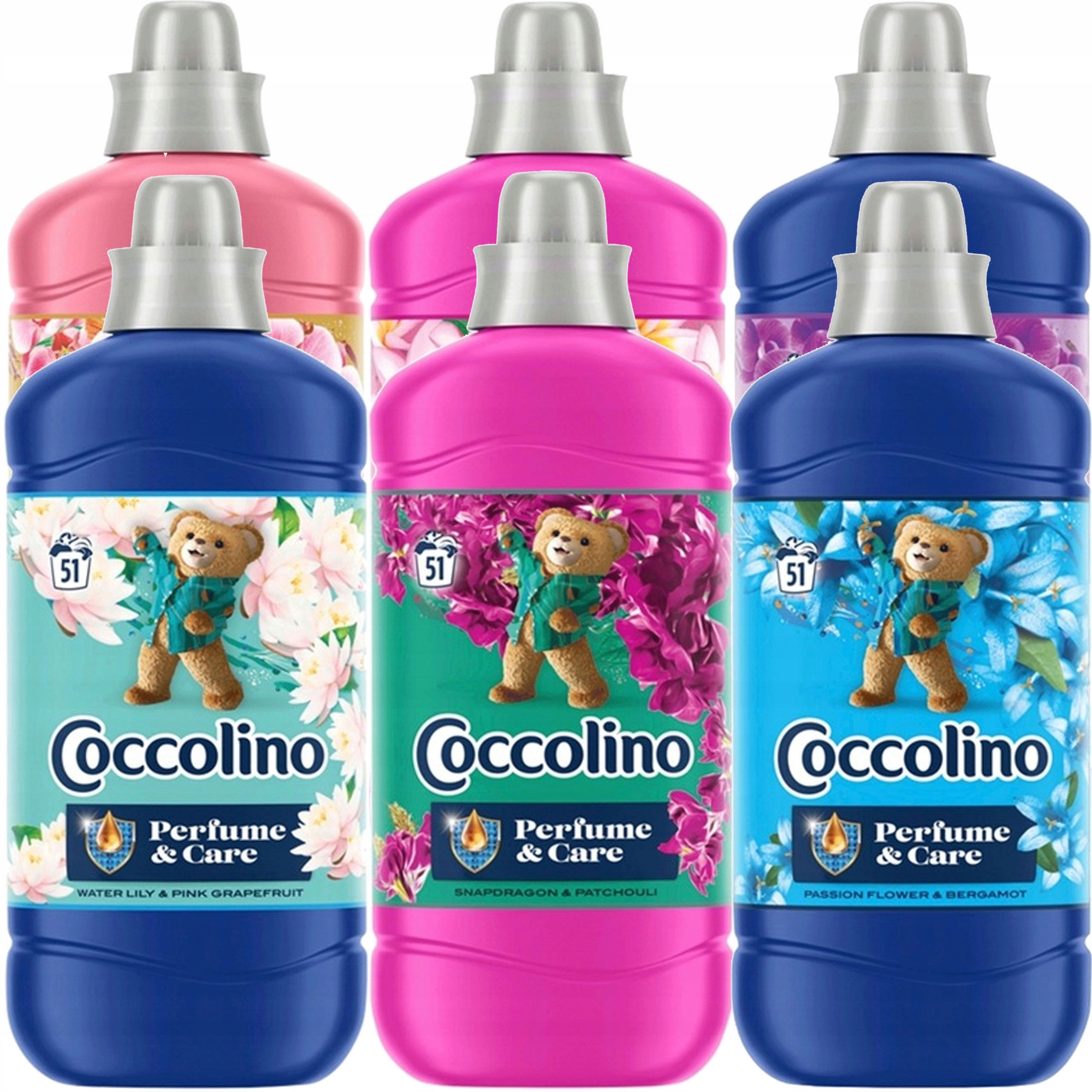 Levně Coccolino Creations Santalové dřevo & Tiare Flowers set 1,275l x6 MIX 7,65l