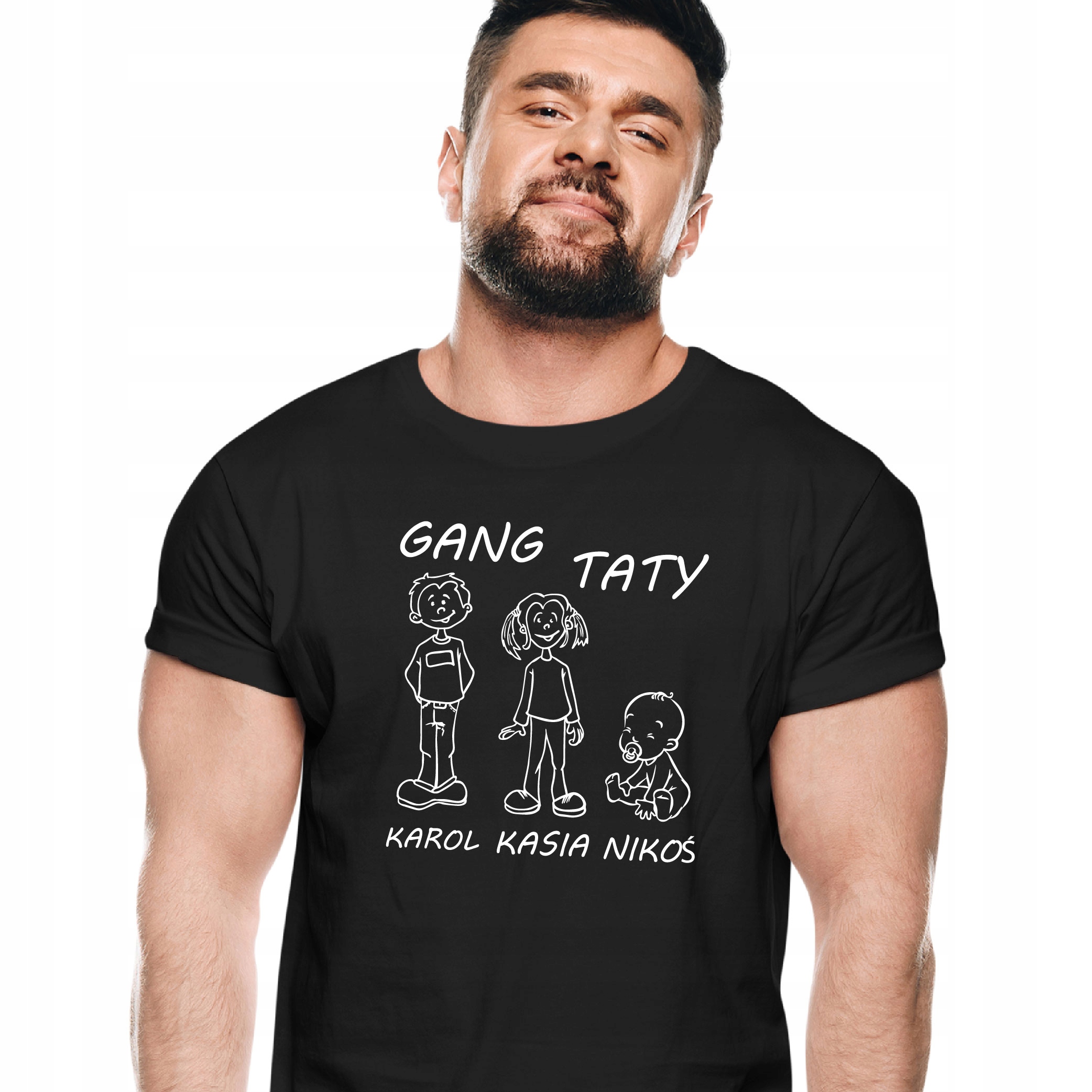 

Koszulka Tshirt Prezent Na Dzień Ojca Z Imionami