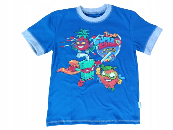 

Bluzka Krótki T-shirt Koszulka 140 Super Zings