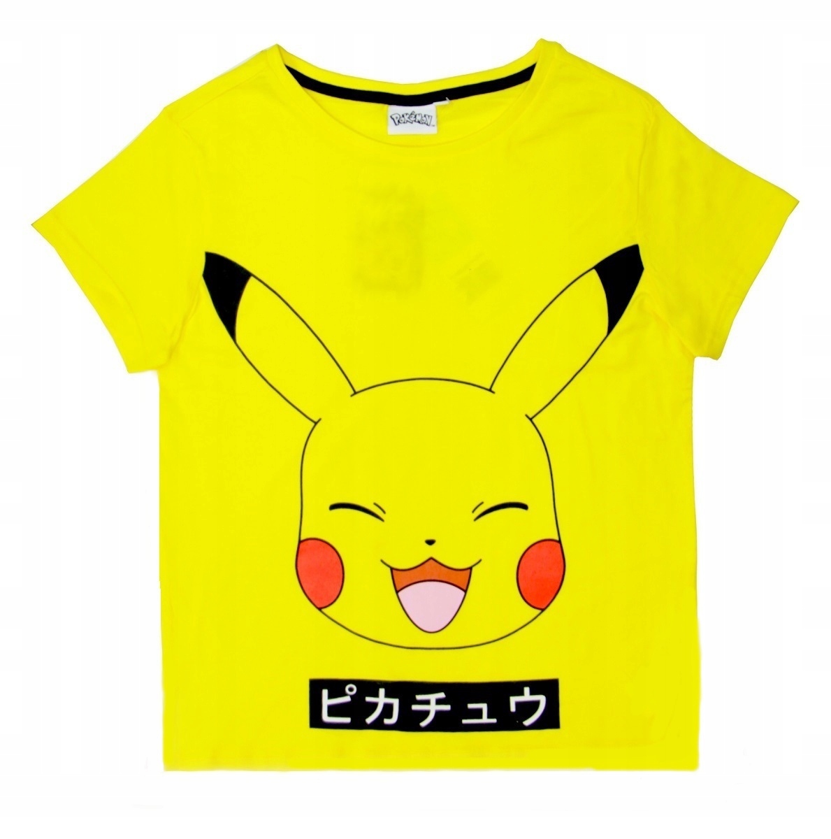 

Żółta koszulka damska Pokemon Pikchu L