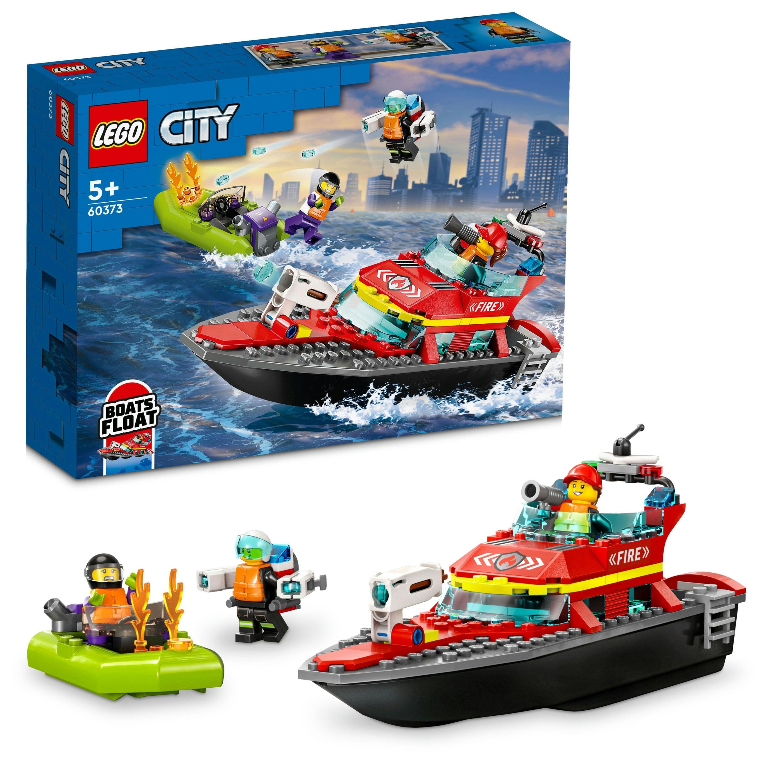 

Lego City Łódź strażacka 60373