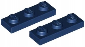 

Lego Płytka 1x3 C. Niebieska (3623/4177735) x2