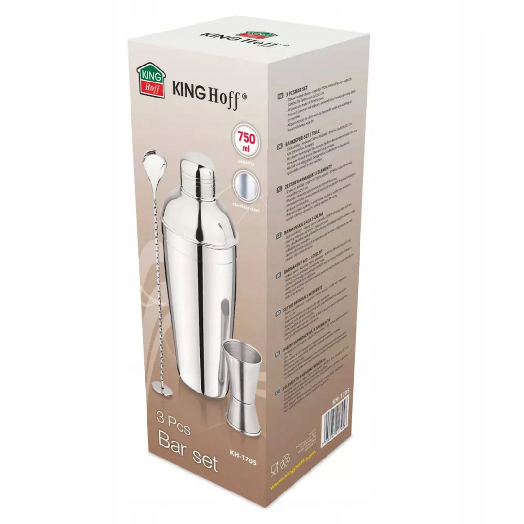 ZESTAW PRZYBORÓW BARMAŃSKICH KINGHOFF KH-1705 Kod producenta KH-1706