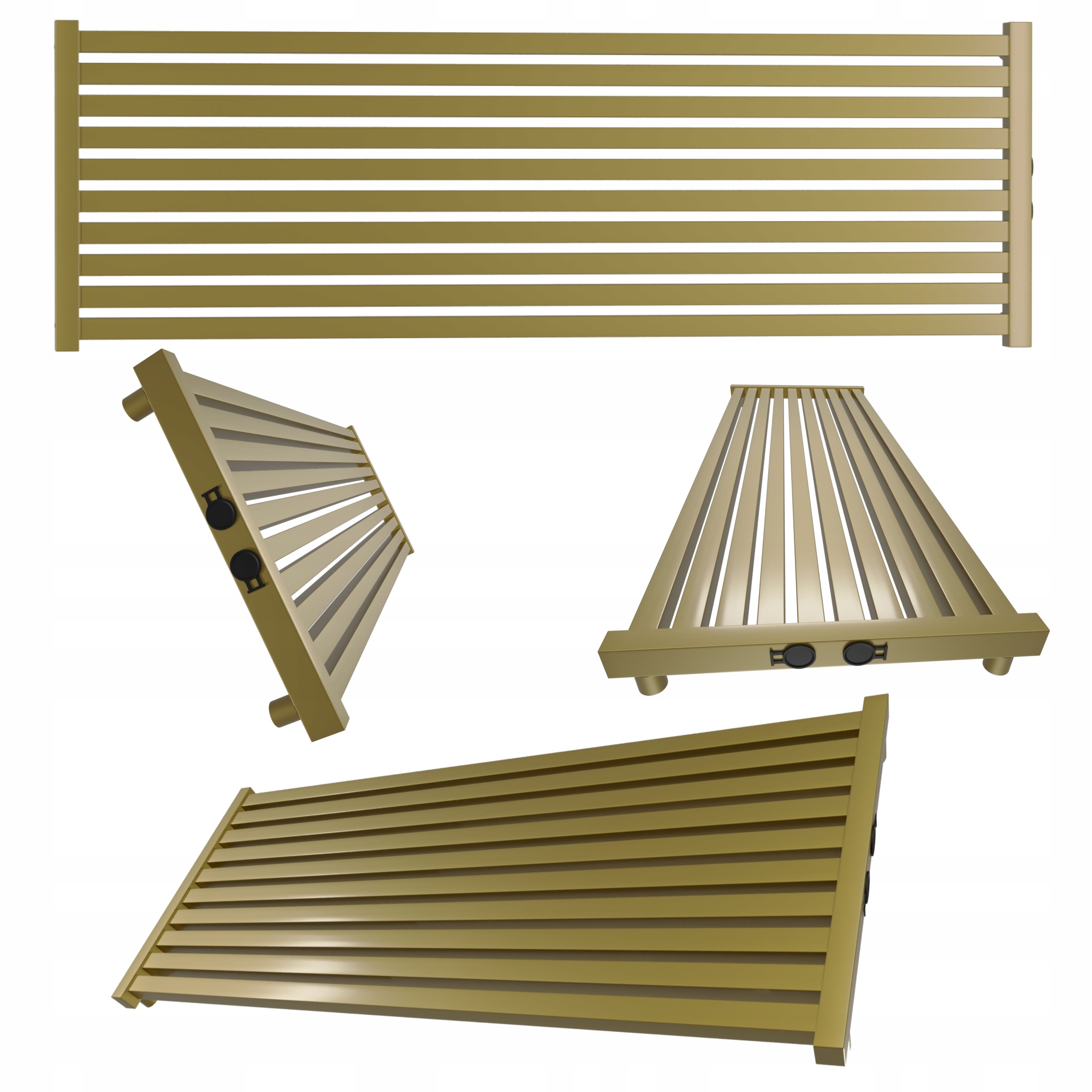 Dekorativní radiátor úrovně Radiator 180x46 Světlý Antik