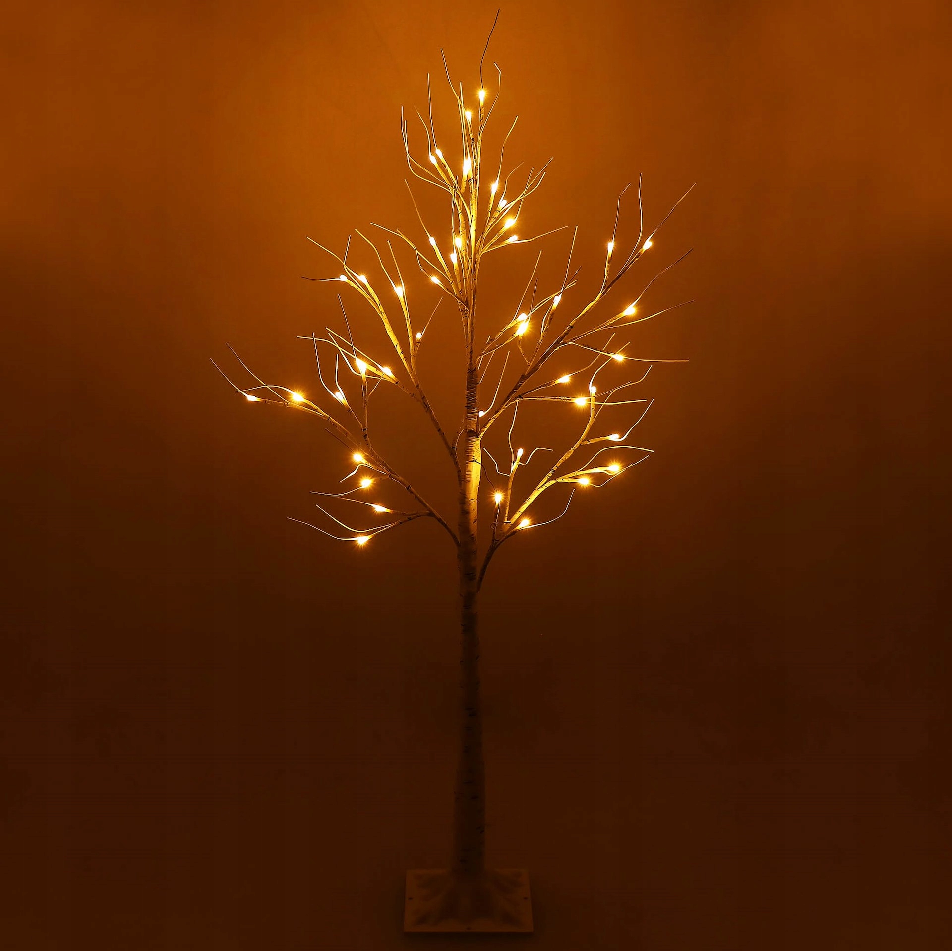BRZOZA 144LED DRZEWKO ŚWIĄTECZNE OZDOBNE ŚWIECĄCE LAMPKI BIAŁE CIEPŁE 210cm Marka Springos