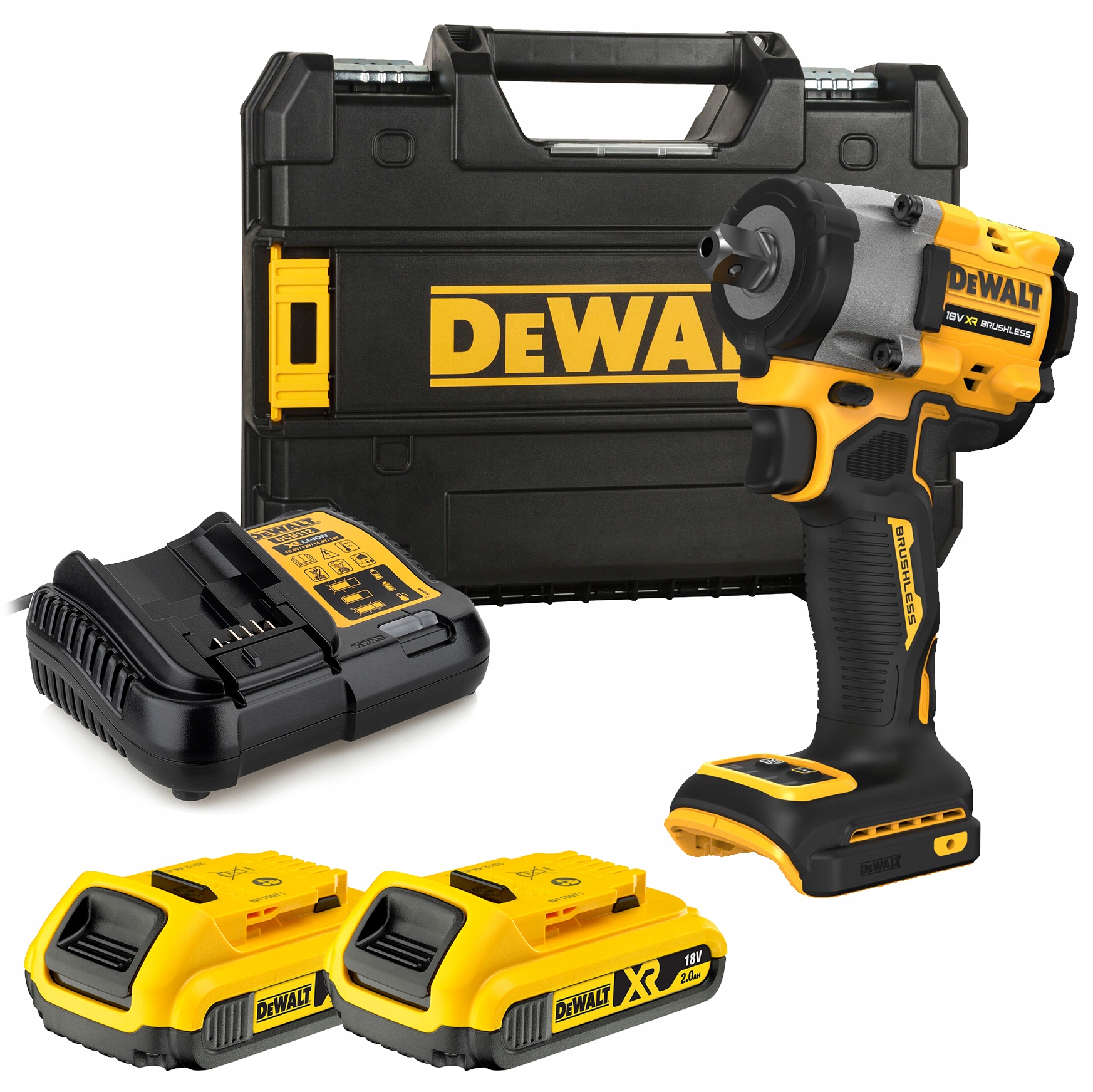 DeWalt DCF922D2T-QW 18V Xr Rázový Uťahovák 610Nm 2x 2Ah 1/2"