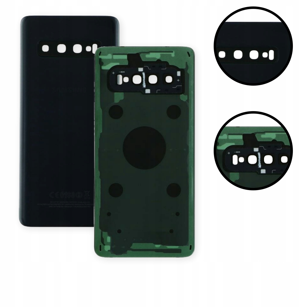 Tylna klapka, tylne szkło do Samsung Galaxy S10, czarna