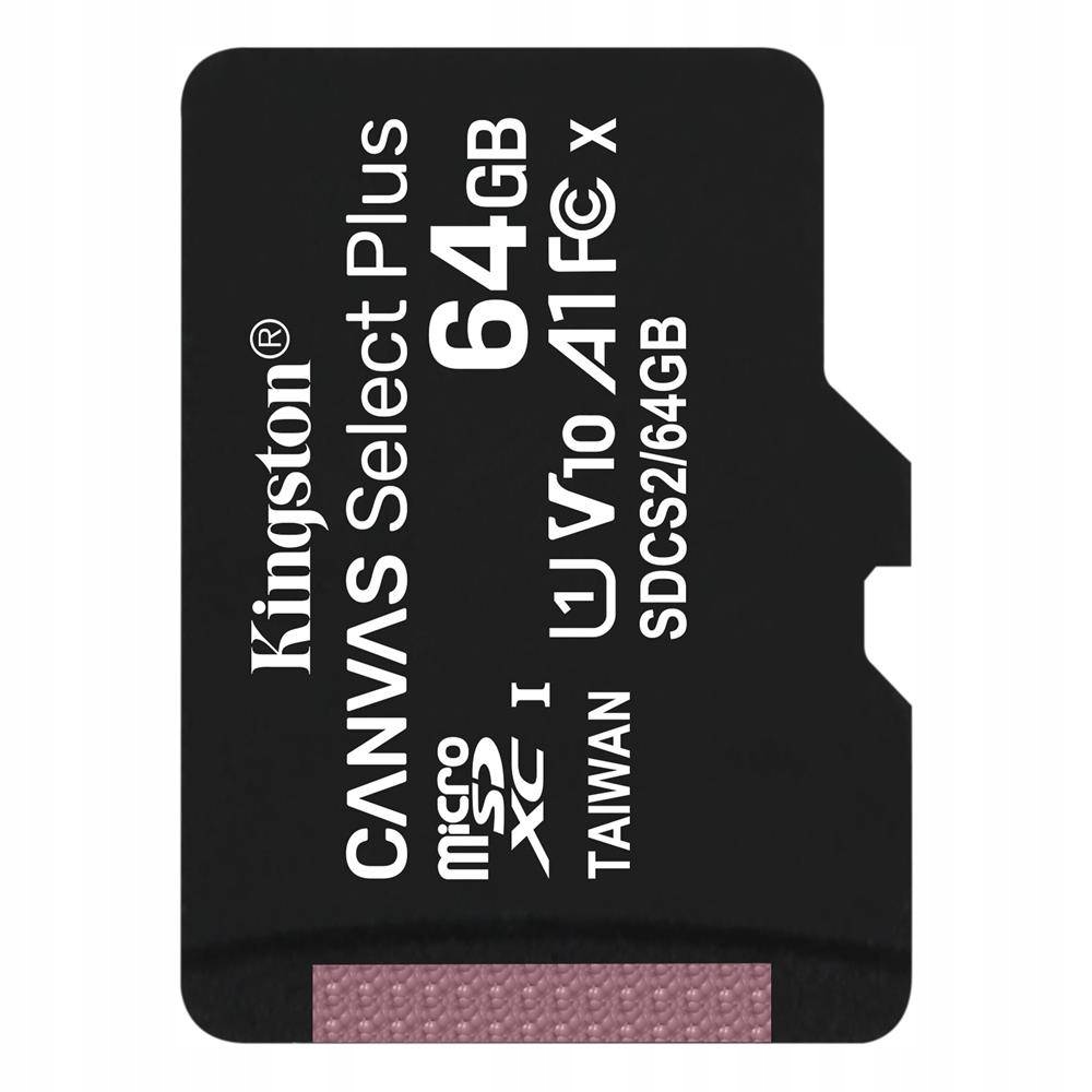 

Kingston karta pamięci 64GB microSDHC Canvas