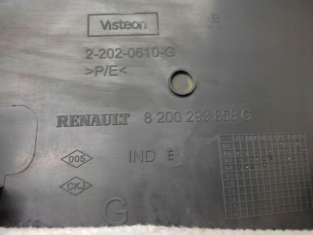 RENAULT CLIO III KOMBI upholstery side door left rear part