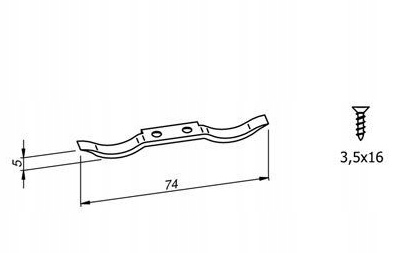 Stoper pozycjoner hamulec typ FAST 4413 Ares2 Easy Długość prowadnicy 0 m