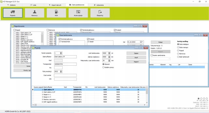 DYSTRYBUTOR WISZĄCY PALIWA DIESLA ON CPN Z SYSTEMEM HORN POMPA 60 L/MIN Kod producenta 110700960