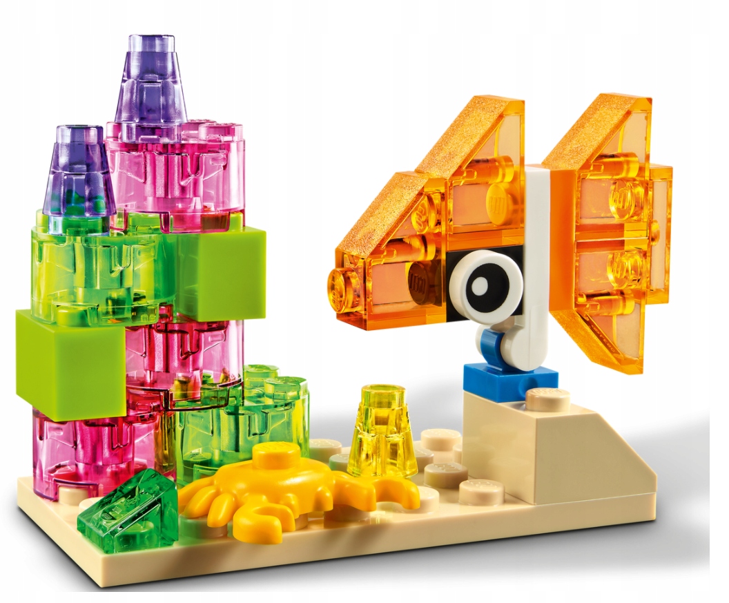 LEGO Classic Kreatywne Przezroczyste Klocki 11013 EAN 5702016888720