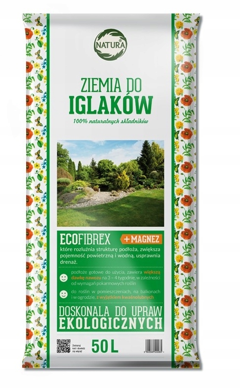 

Ziemia Do Iglaków Do Upraw Ekologicznych 50L