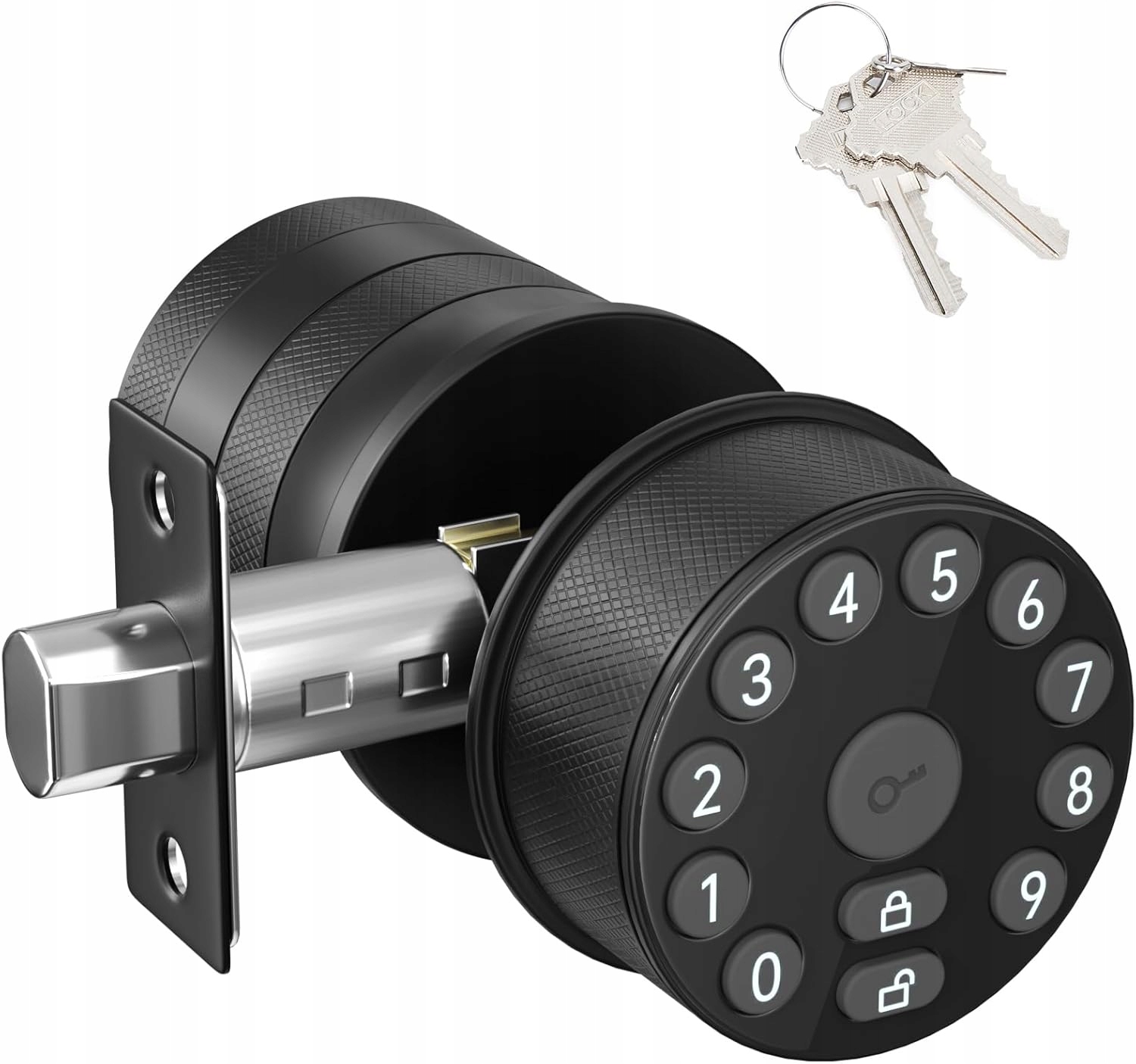 Digitální bezklíčový zámek dveří, klika s numerickou klávesnicí