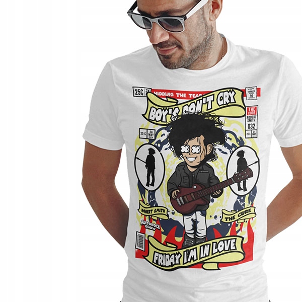 KOSZULKA HORROR/ROCK ROBERT SMITH THE CURE Marka inna