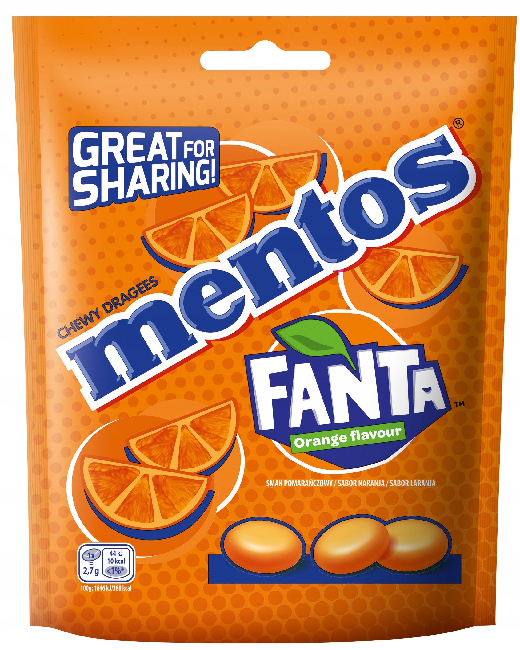 Levně 3x Mentos Fanta bag 160 g