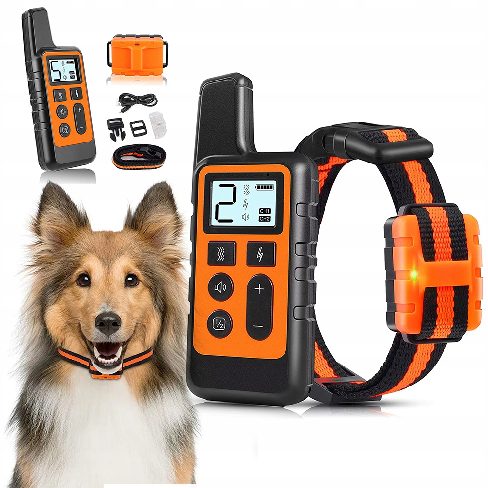 Levně Profesionální Elektrický Výcvikový Obojek Pro Psa, Voděodolný