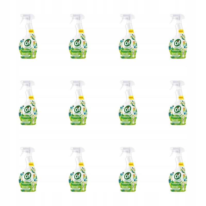 Cif Univerzální sprej 3v1 Zelený Čaj a eukalyptus 500 ml X12
