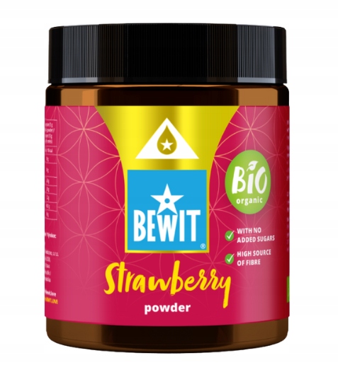 Levně Bewit Jahoda lyofilizovaná prášek, Bio Raw 110 g