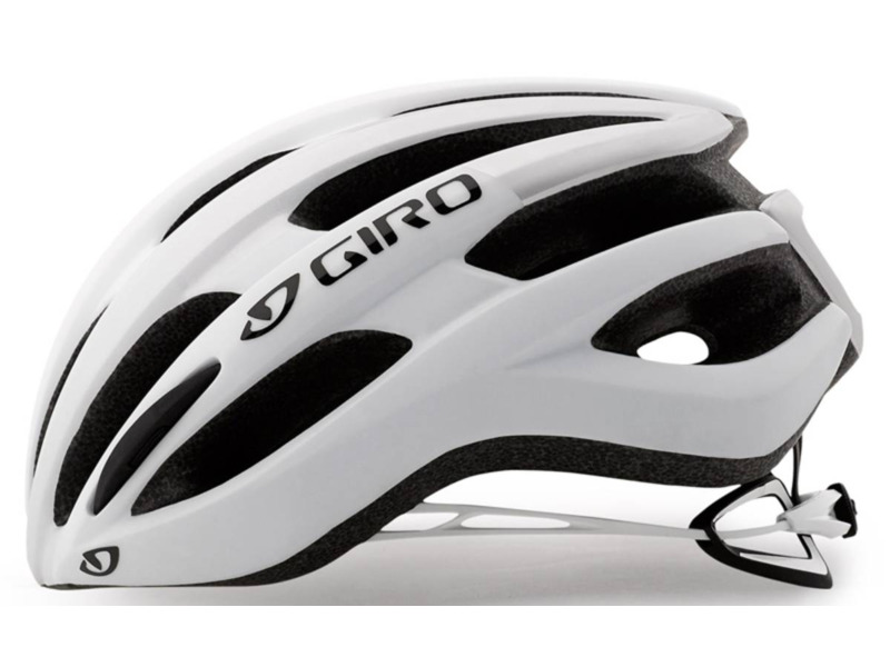 Kask rowerowy Giro Foray Biało-srebrny Szosowy (rozmiar L)