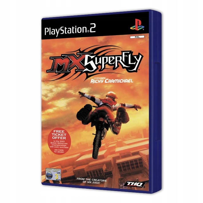 MX SUPERFLY FEATURING RICKY CARMICHAEL PS2