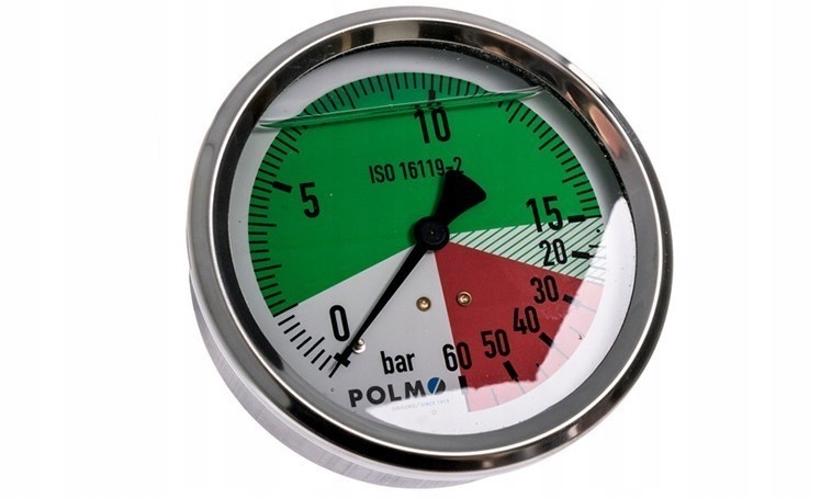 MGO100KG14T60P - Манометр распылителя 100 мм 0-15 / 60 1/4 дюйма Polmo