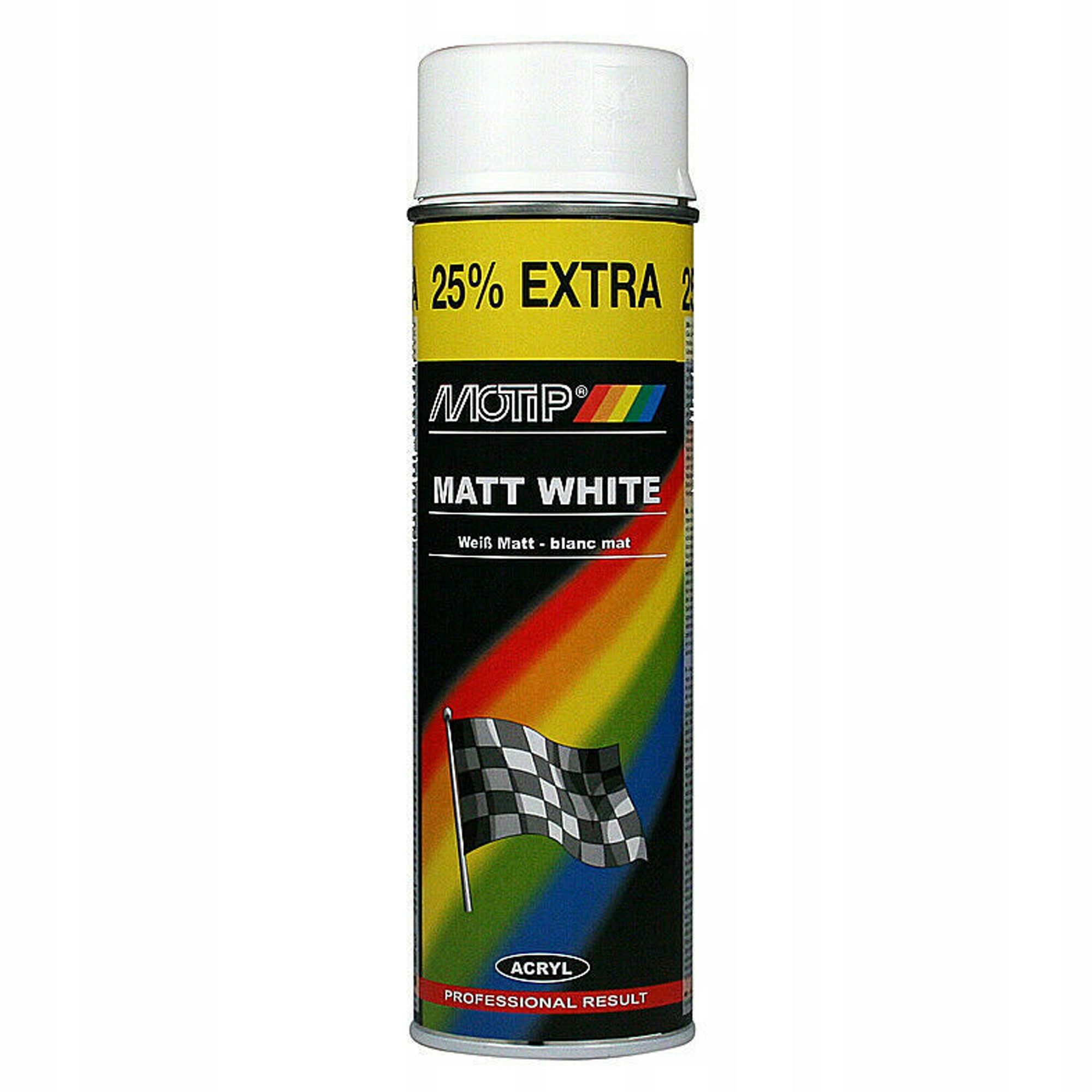 

Motip White Paint Lakier Akrylowy Biały Mat 500ml