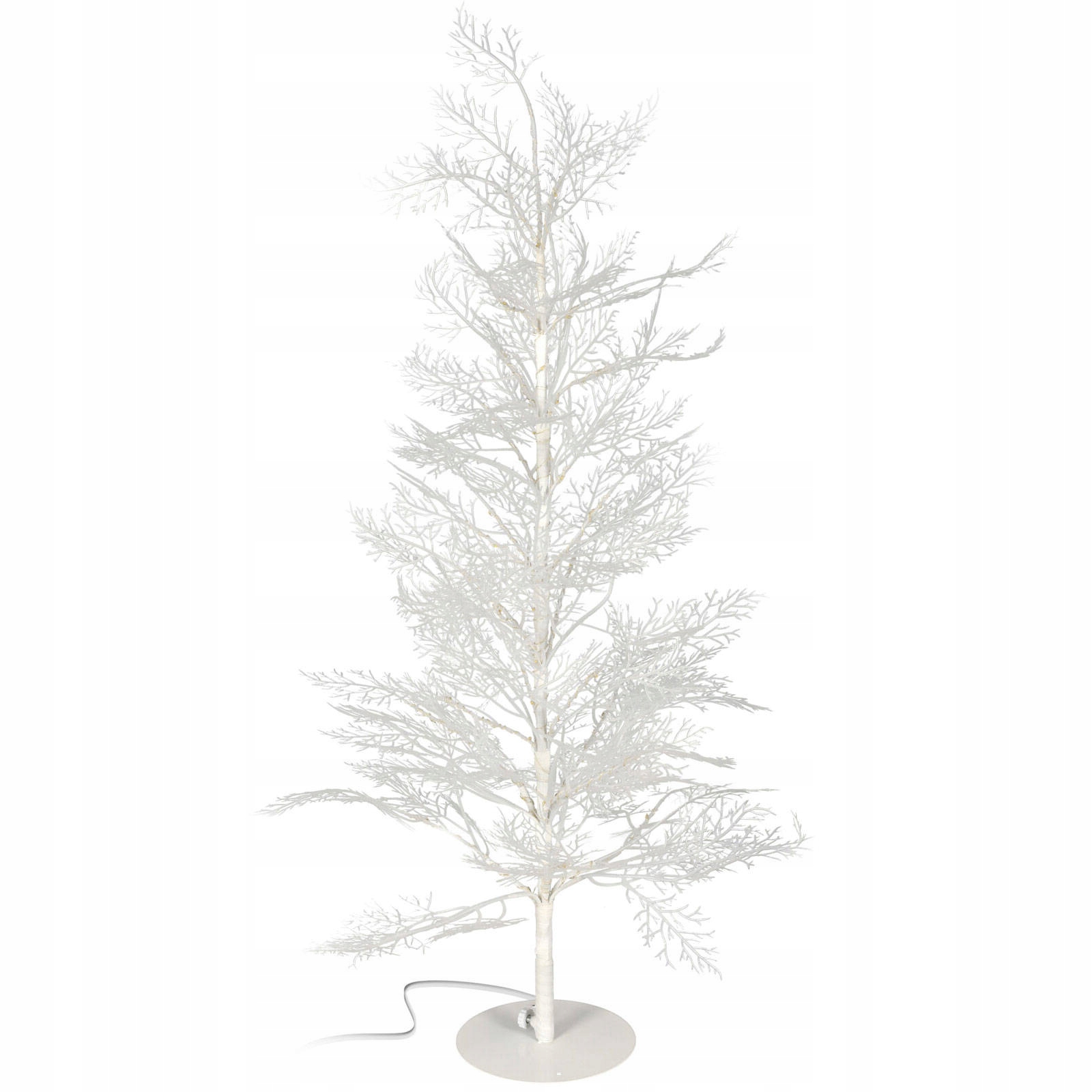 

Choinka sztuczna Biała minimalistyczna Led 90 cm