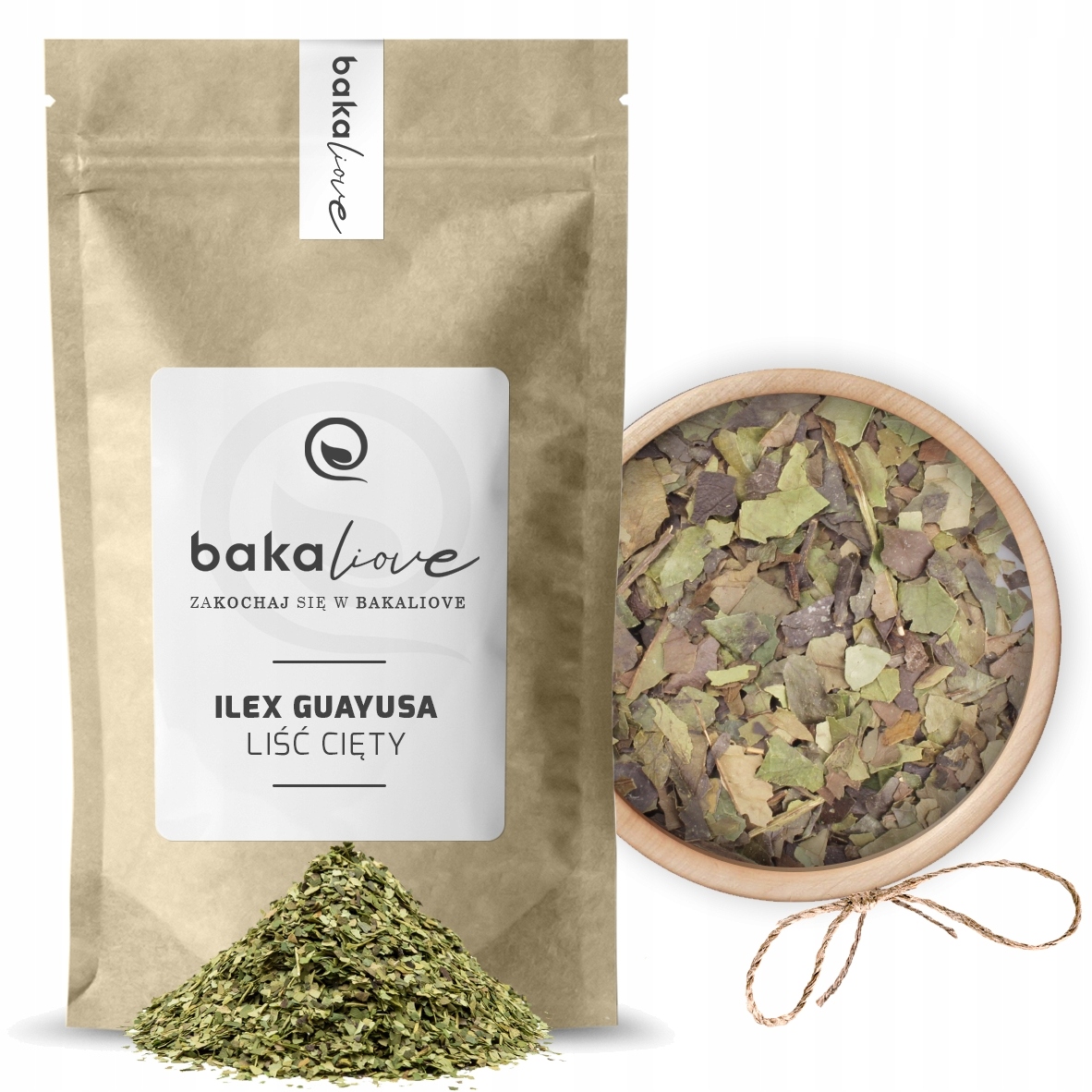 

Ilex guayusa liść cięty ziele na koncentrację 50g