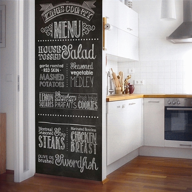 SAMOPRZYLEPNA TABLICA KREDOWA 45×200 cm + 5x KREDA Bohater brak