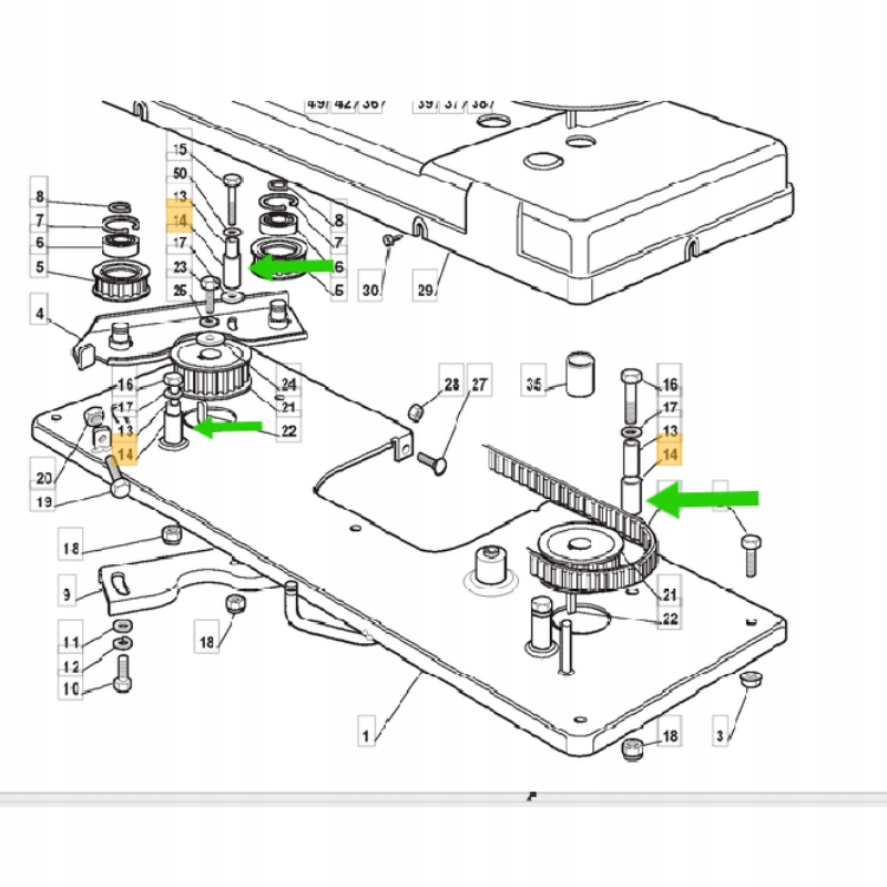 TULEJA PANEWKA KOŁA PASOWEGO ALPINA CASTELGARDEN 125038000/0 ORYGINAŁ Typ tuleja